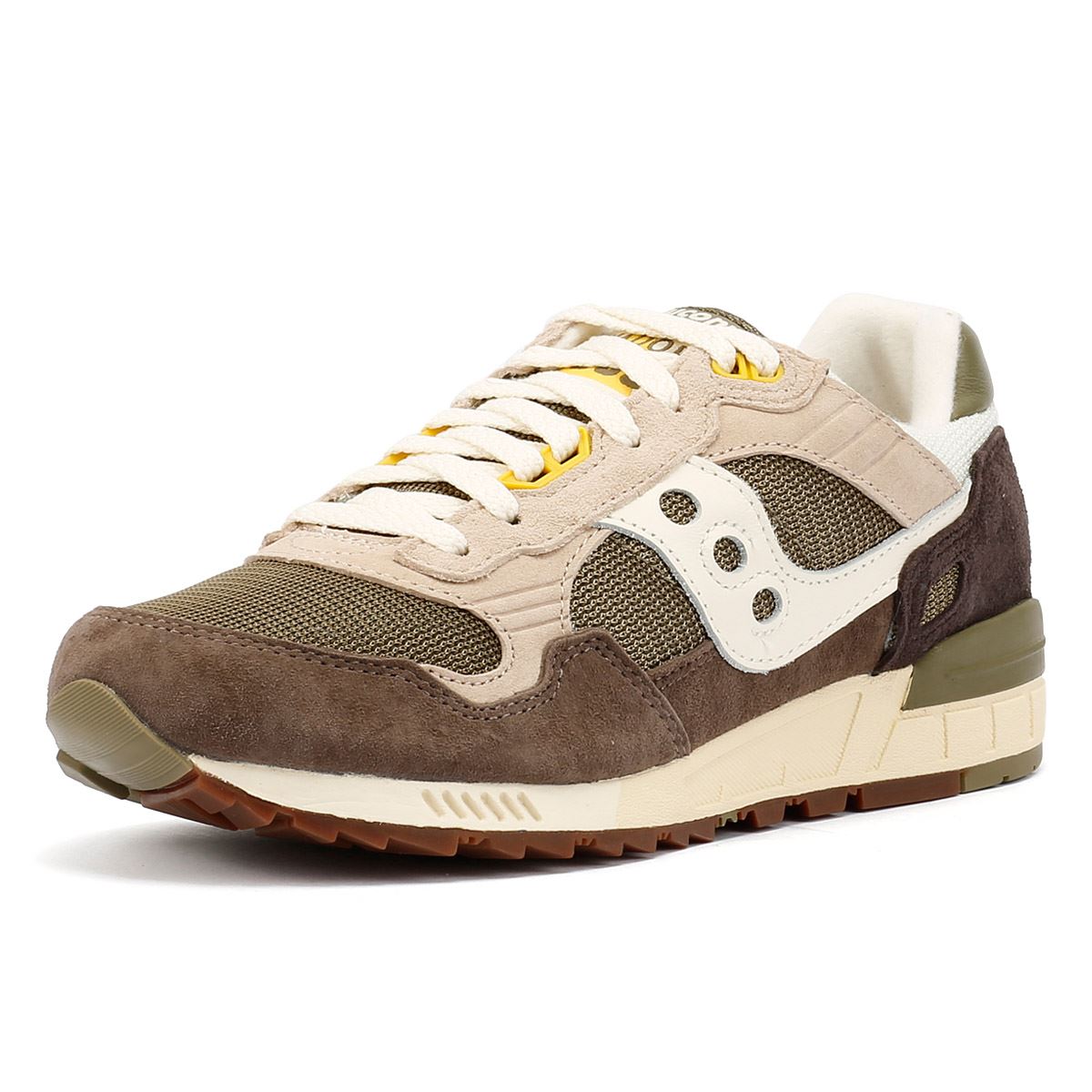 Saucony Shadow 5000 Green/Off White Trainers
