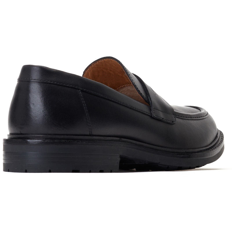 Base London Ivey Leather Men's Black Loafers