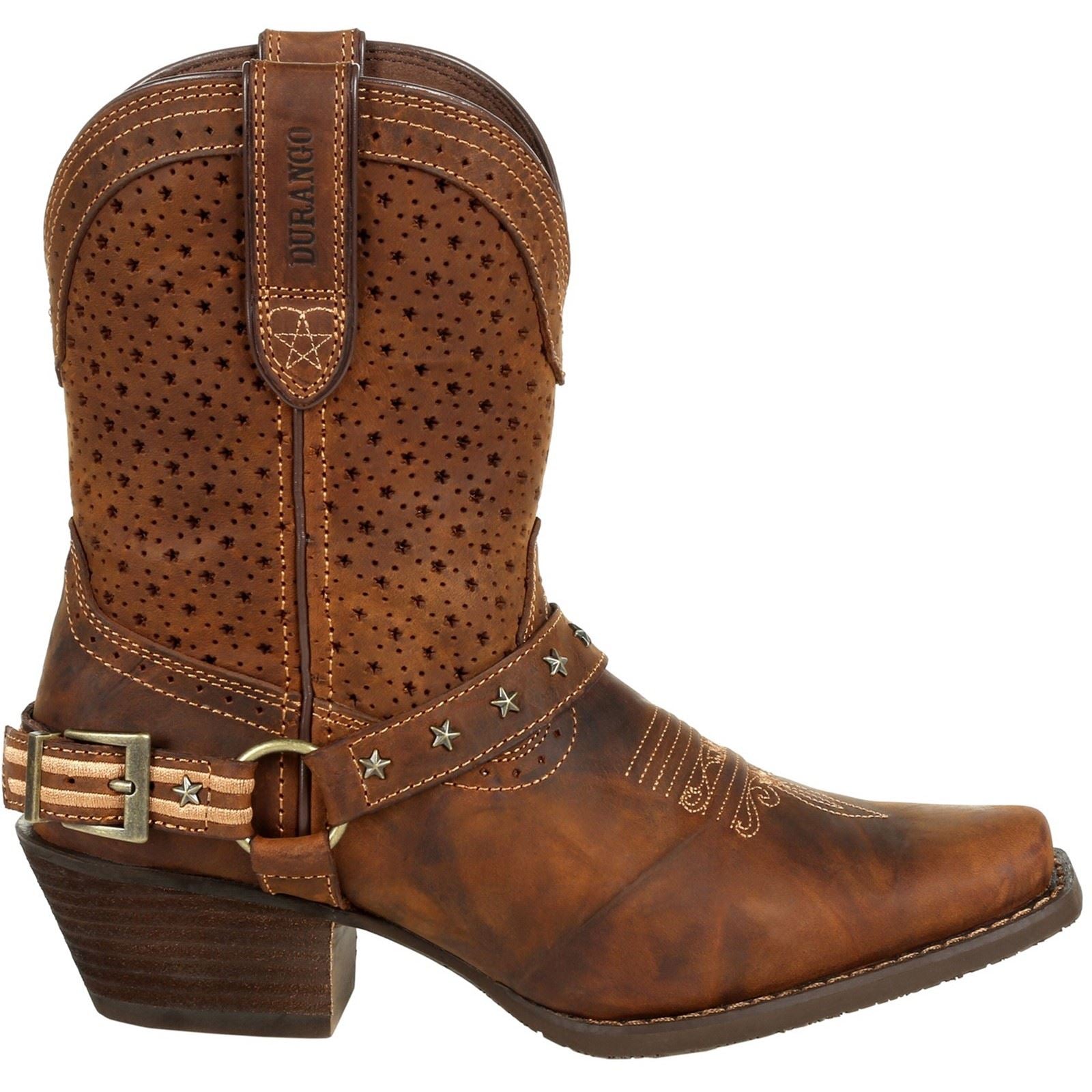 Durango Crush Leather Women's Bomber Brown Boots