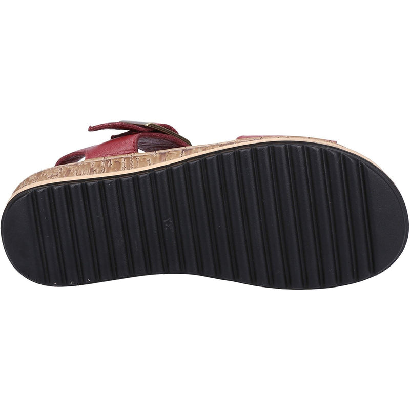 Hush Puppies Ellie Leather Women's Bordeaux Sandals