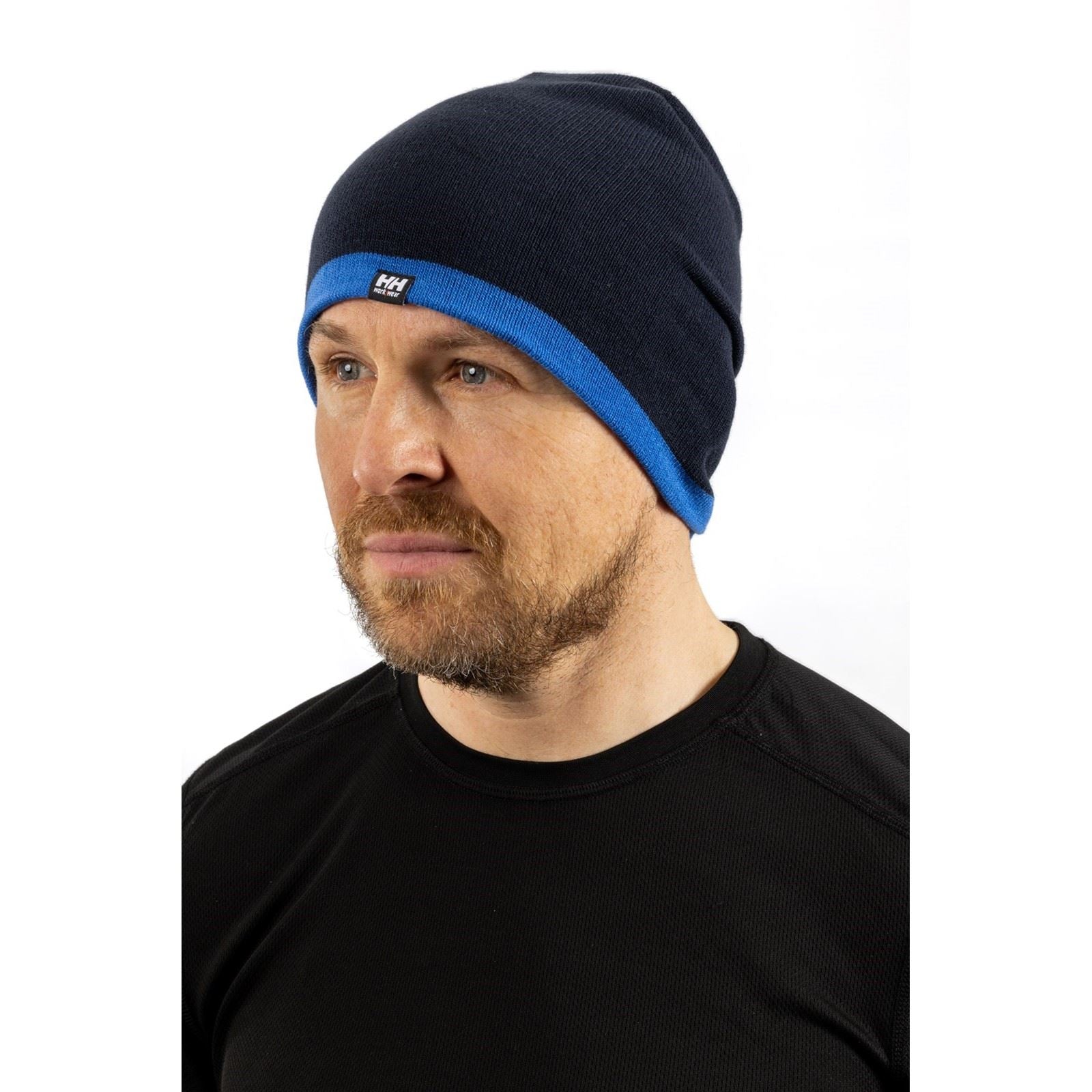 Helly Hansen Workwear Classic Reversible Blue Beanie Hat