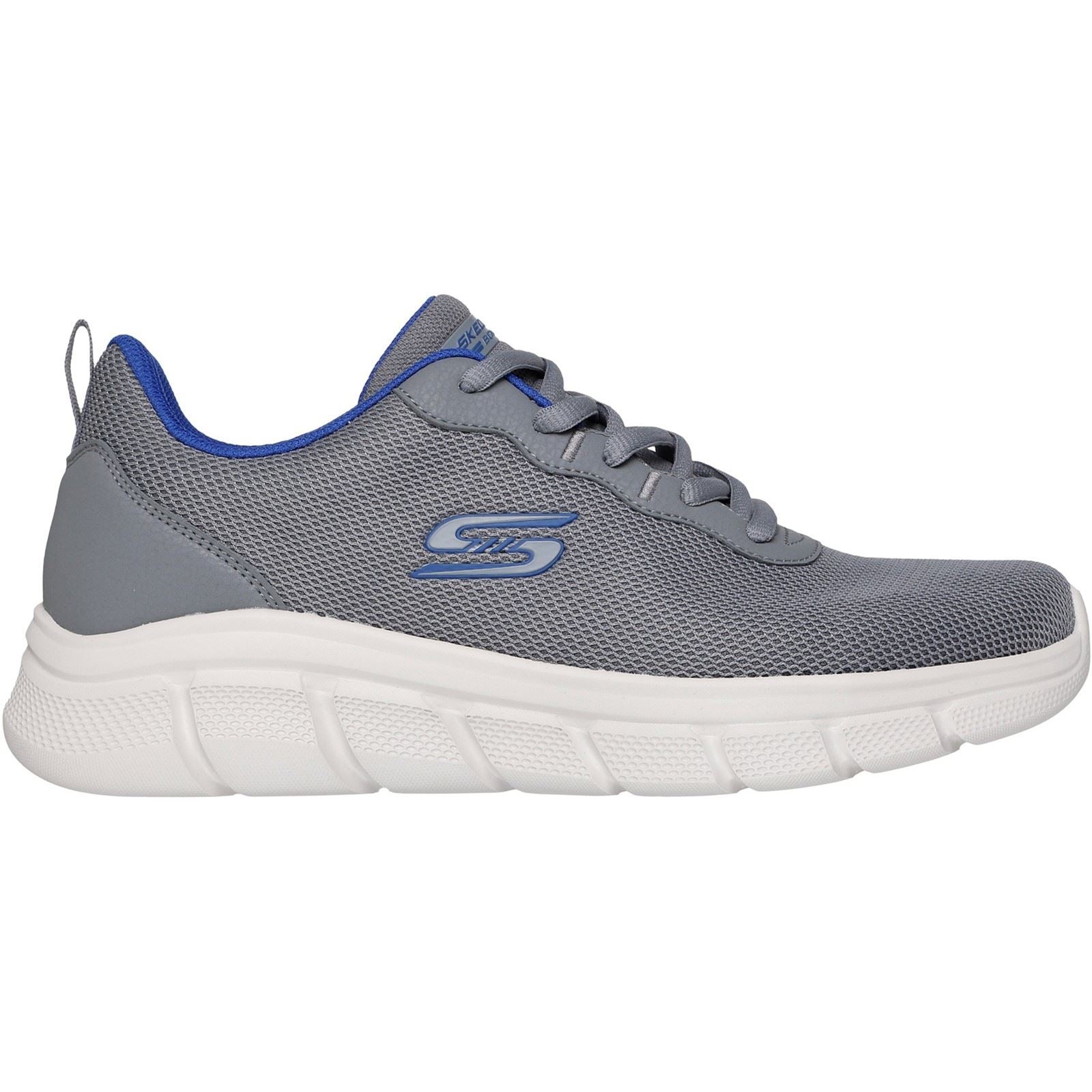 Skechers BOBS B Flex Icy Edge Textile Men's Dark Grey Trainers