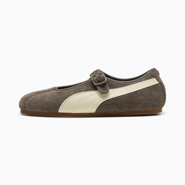 Puma Tacklette Suede Women's Matte Bronze/Alpine Snow Trainers