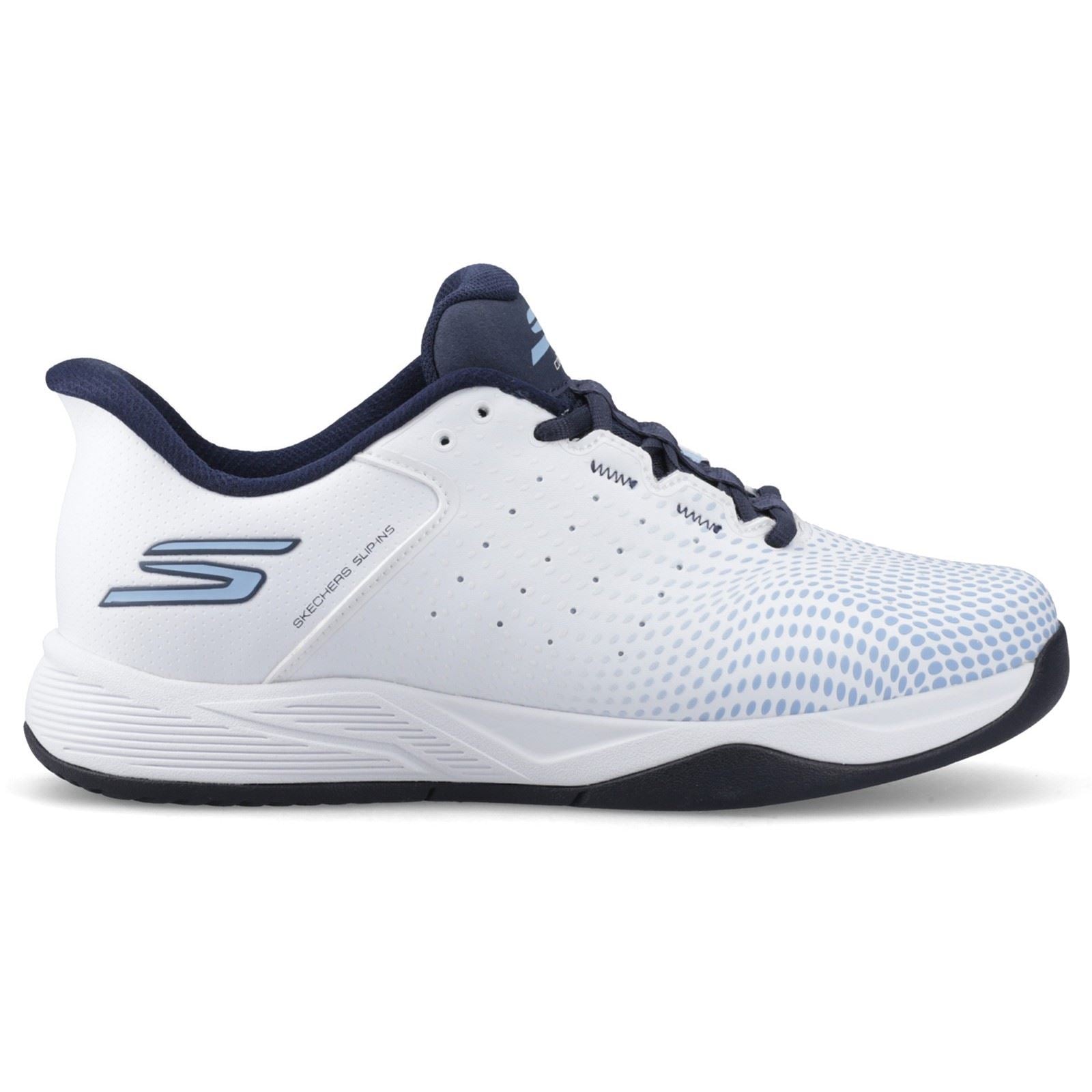Skechers Slip-ins Relaxed Fit Viper Court Reload Men's White/Navy Blue Trainers