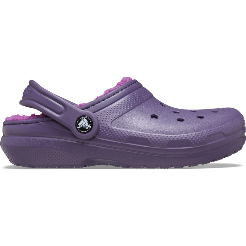 Crocs Classic Lined Thermoplastic Kid's Nightshade Clogs