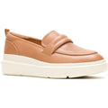 Hush Puppies Joy Penny Leather Women's Tan Loafers