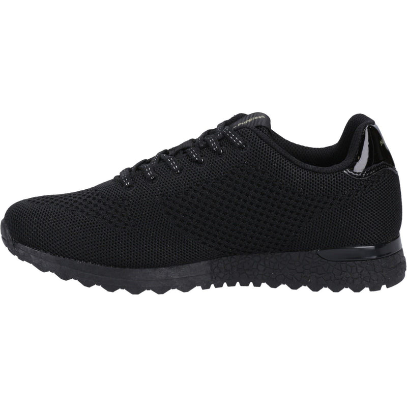 Hush Puppies Katrina Textile Women's Black Trainers