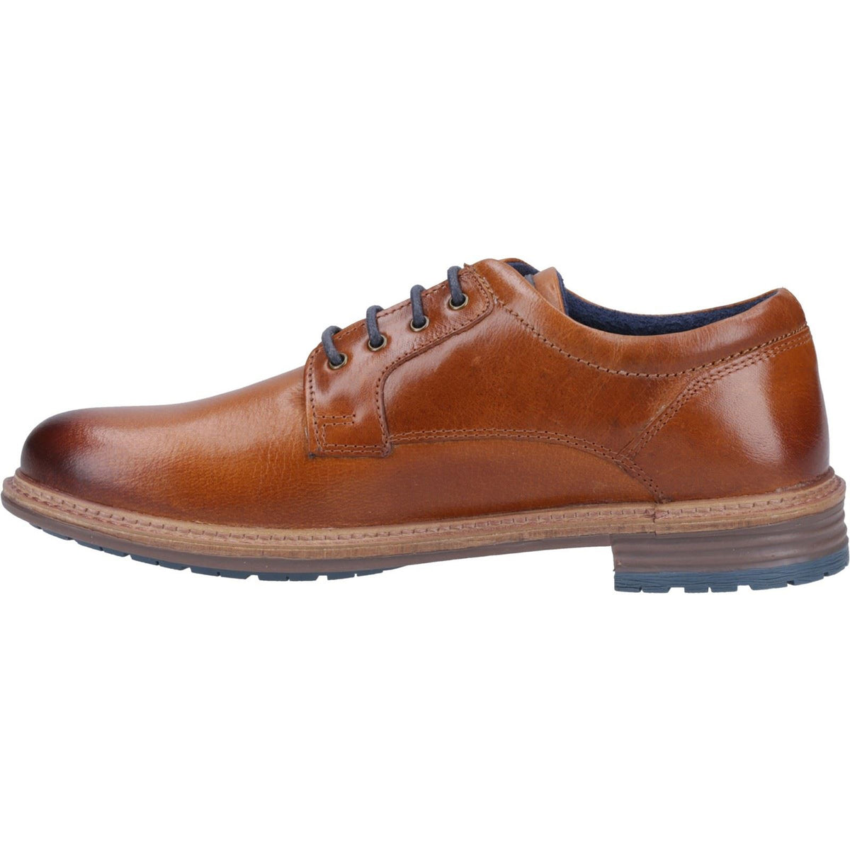 Hush Puppies Julian Leather Men's Tan Lace-Up Shoes