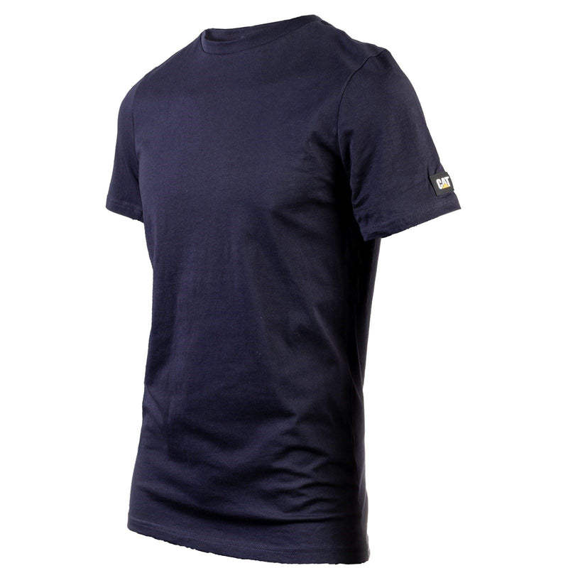 Caterpillar Essentials Short-sleeve Cotton Men's Blue T-Shirt
