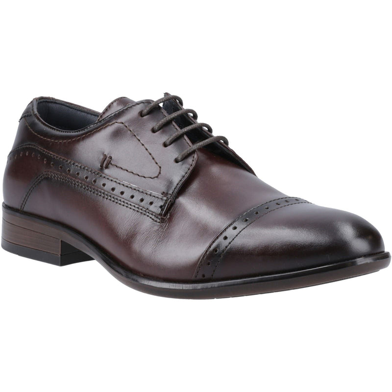 Pod Ralph Leather Men's Chestnut Oxford Shoes