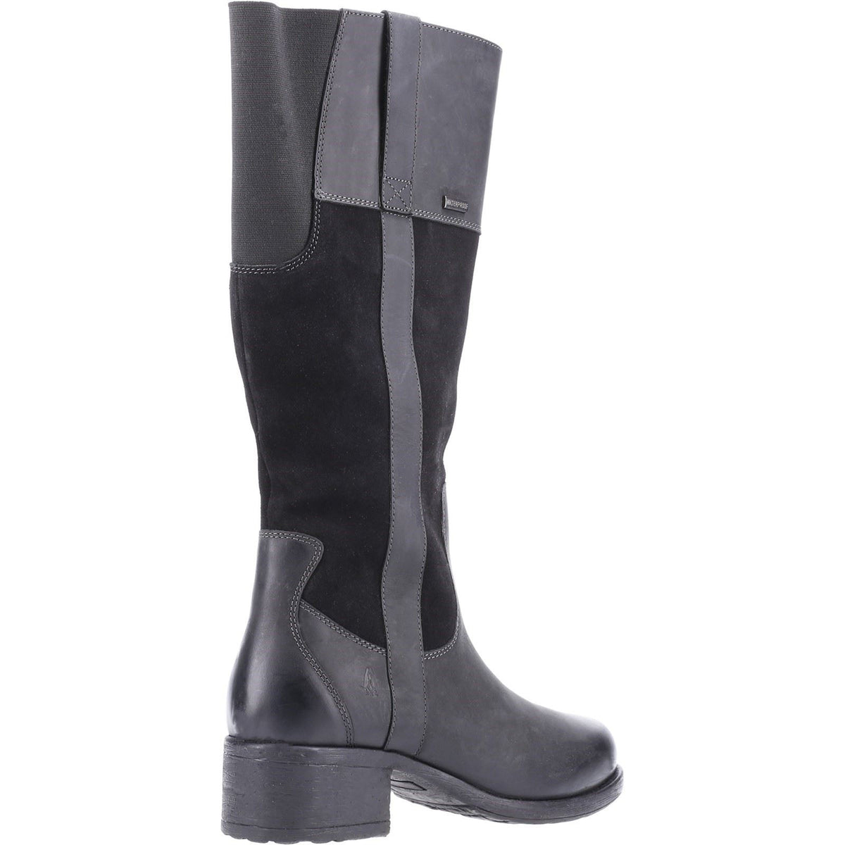 Hush Puppies Samara Leather Women's Black Boots