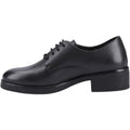 Hush Puppies Anastasia Leather Youth Girl's Black Lace-Up Shoes