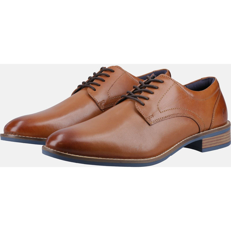 Hush Puppies Damien Lace Up Leather Men's Tan Lace-Up Shoes
