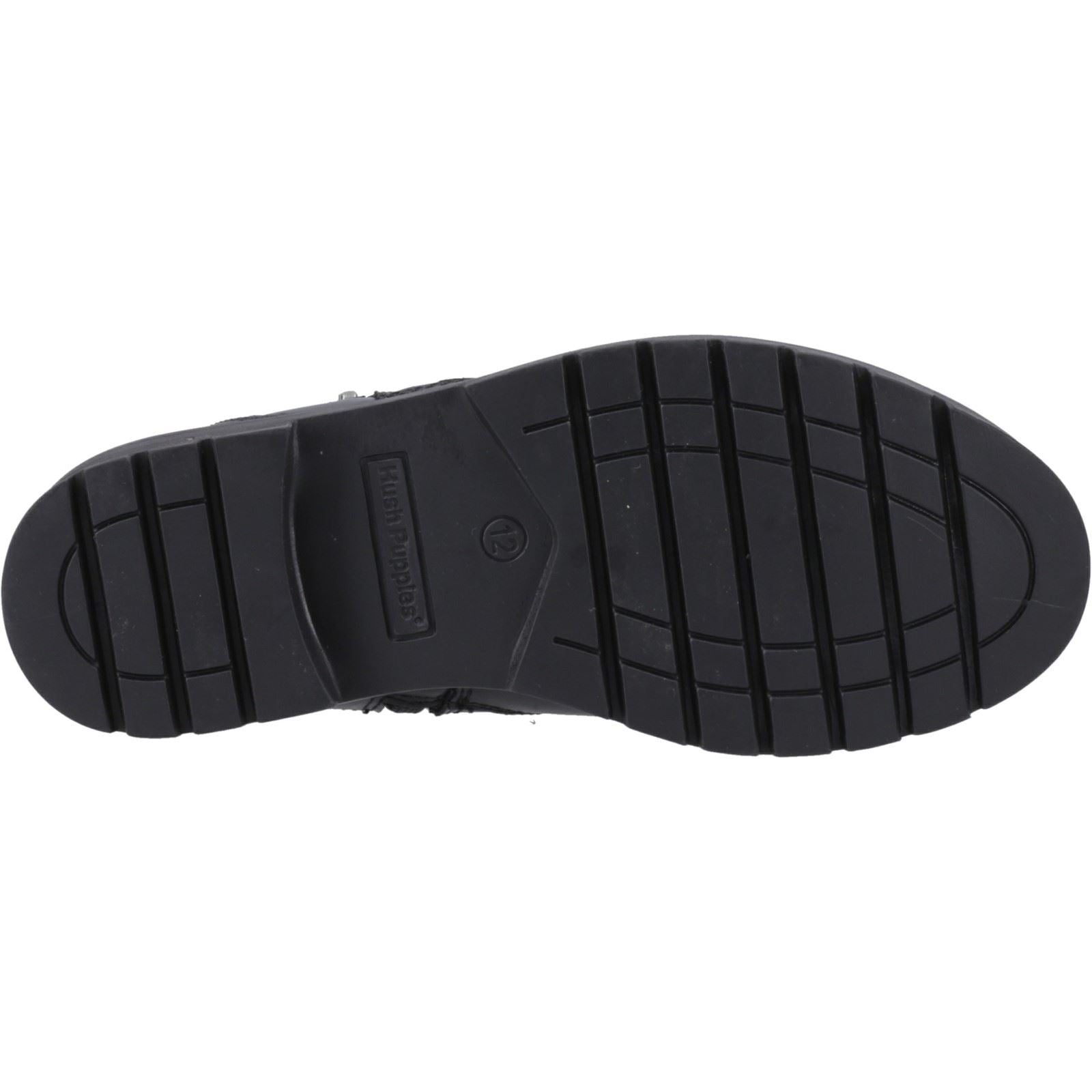 Hush Puppies Liana Leather Youth Girl's Black Boots