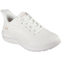 Skechers BOBS Sport Squad Waves Just Wading Synthetic Women's White Trainers