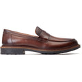 Base London Ivey Leather Men's Burnt Brown Loafers