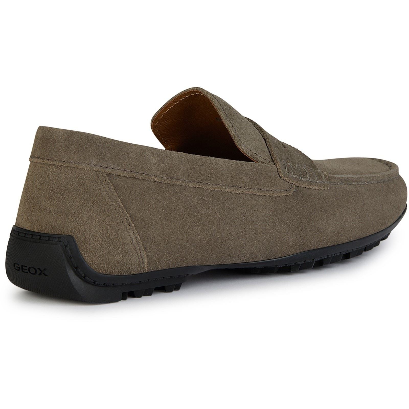 Geox U KOSMOPOLIS + GRIP Leather Men's Taupe Loafers