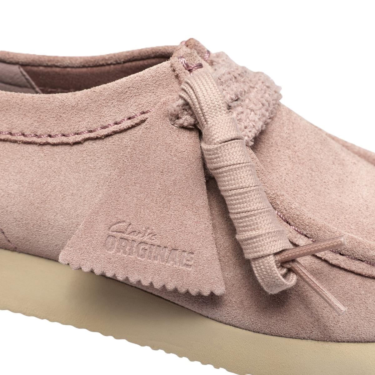 Clarks Originals Wallabee Lite Suede Women's Dusty Pink Shoes