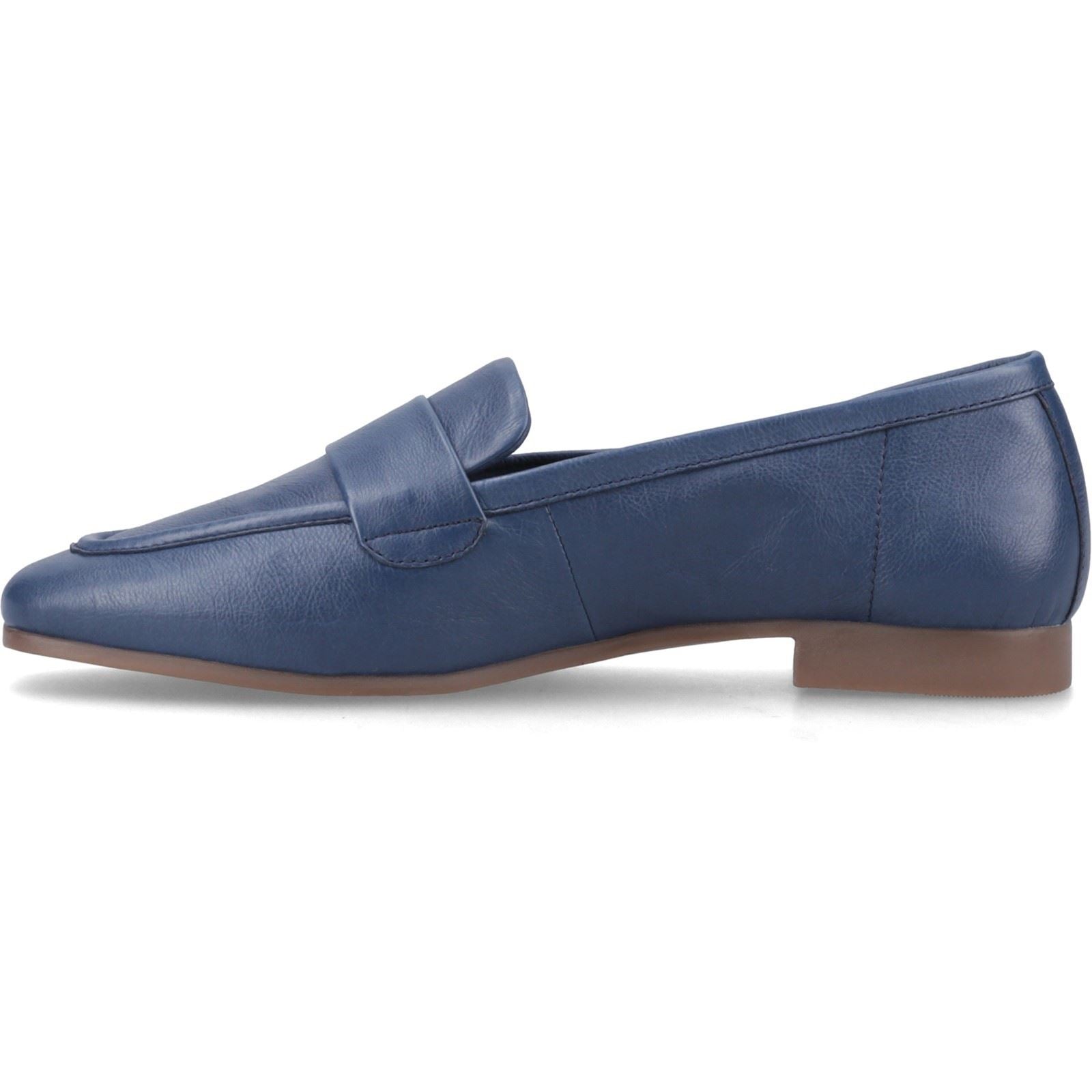 Hush Puppies Sutton Leather Women's Navy Loafers