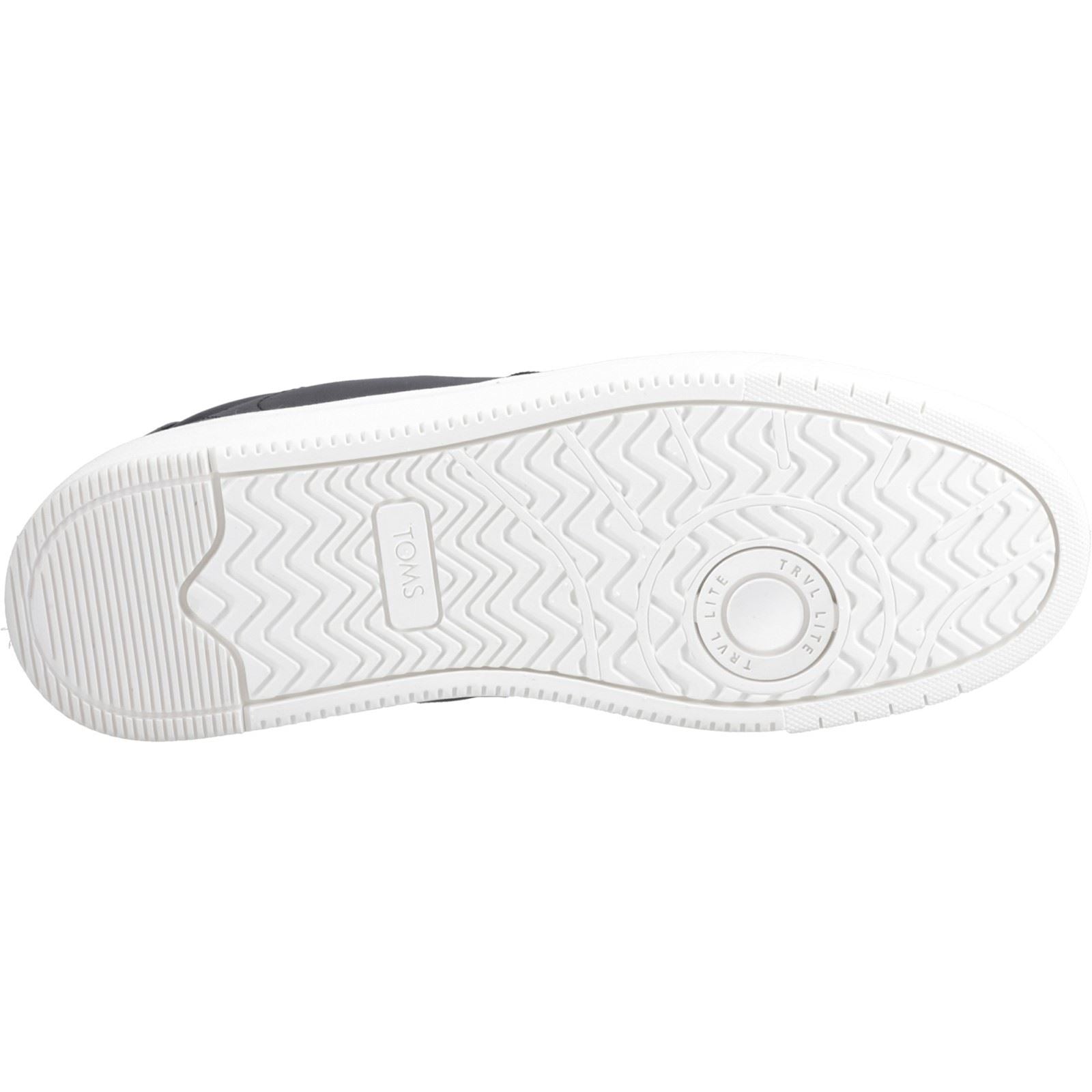 TOMS TRVL Lite Court Leather Men's Black Trainers