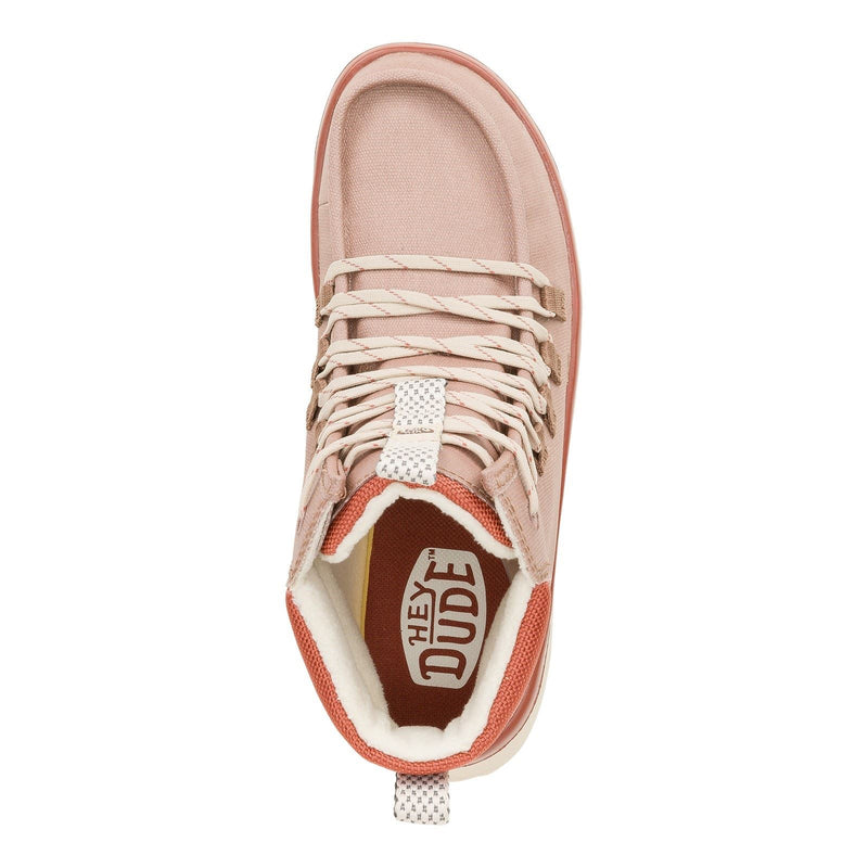 HEYDUDE Wendy Peak Apres PU Coated Canvas Women's Desert Brown Boots