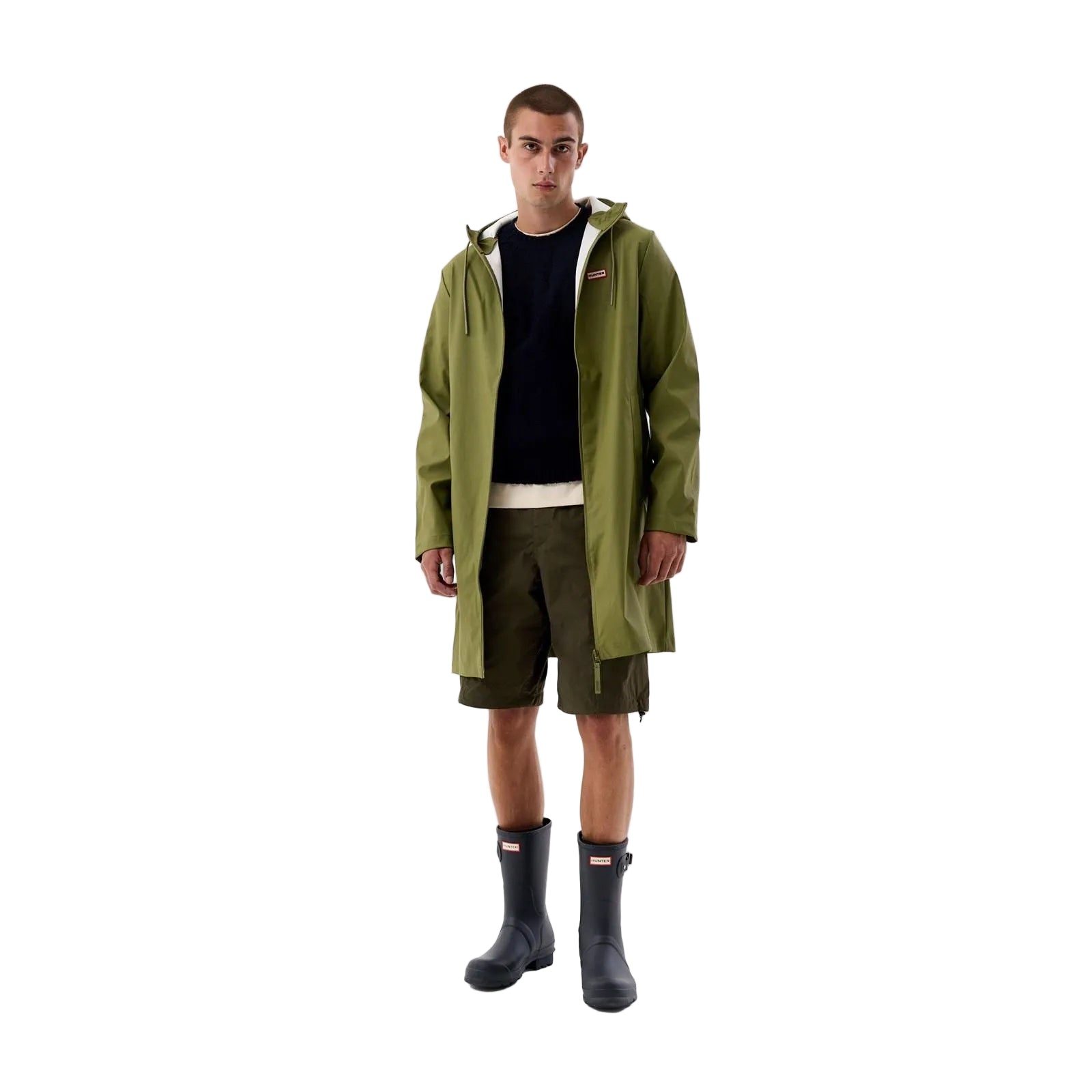 Hunter Andrea Green Rain Coat