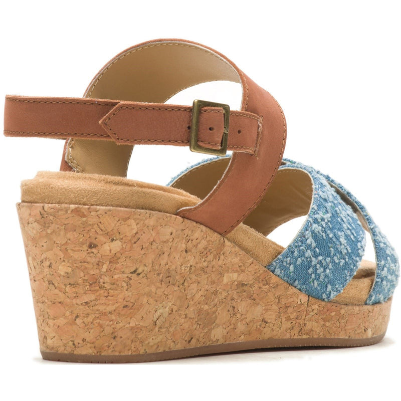Hush Puppies Willow X Band Suede Women's Denim Sandals
