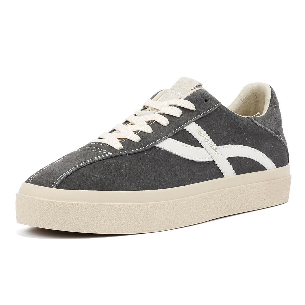 Pompeii Dart Suede Men's Grey/Ecru Trainers