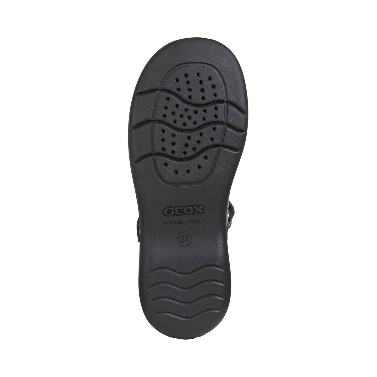 Geox Naimara Leather Black Patent Shoes