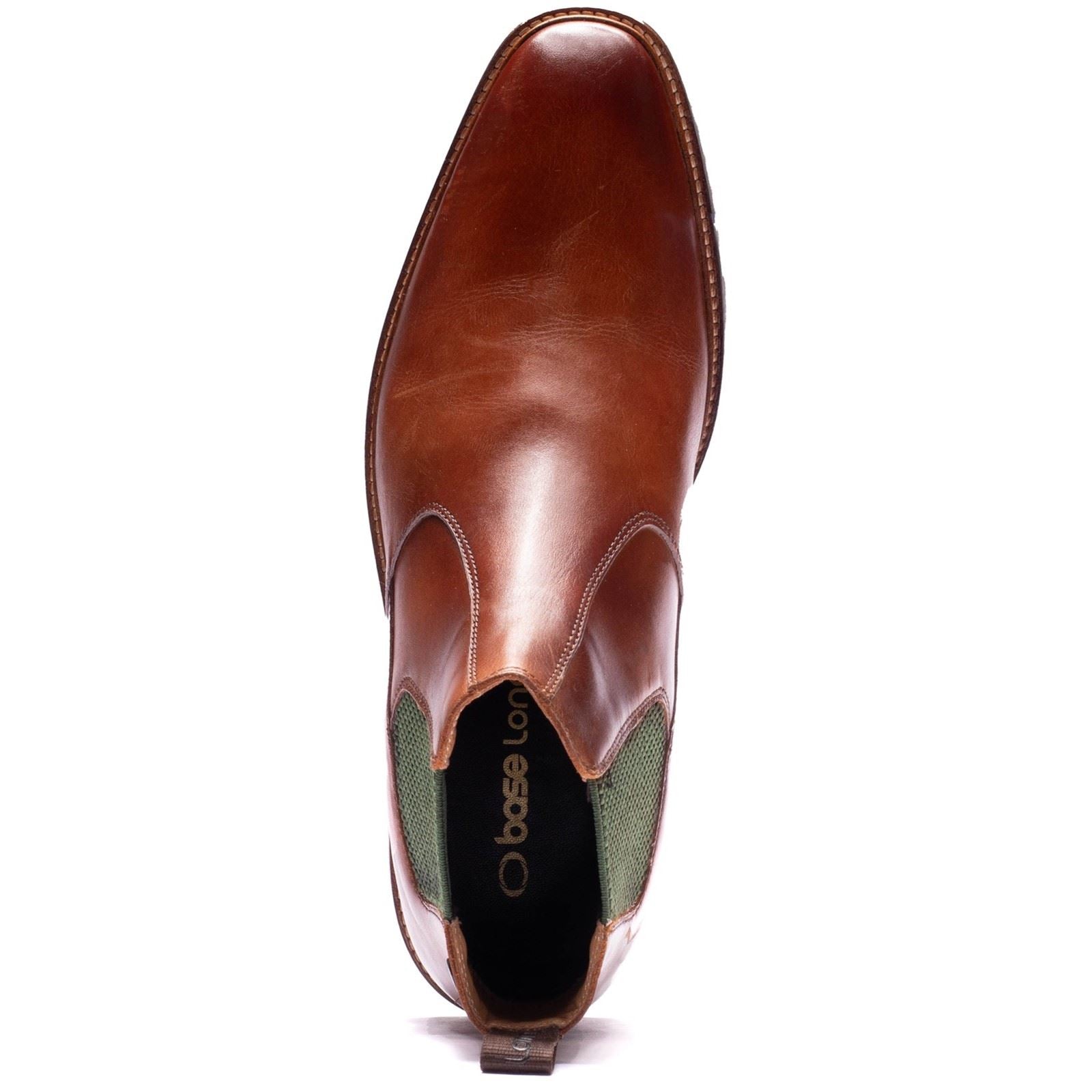 Base London Kensington Leather Men's Washed Tan Boots