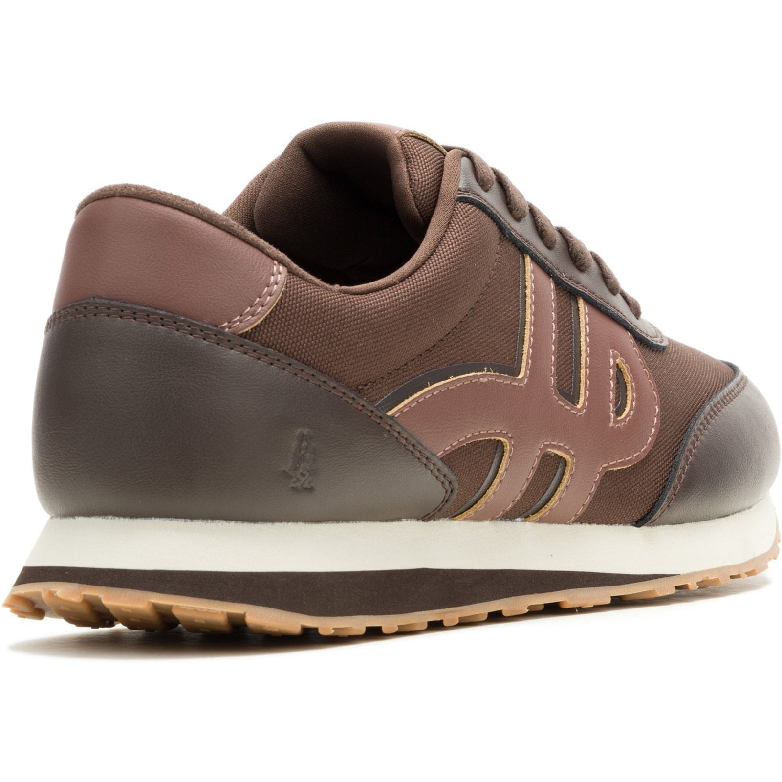 Hush Puppies Seventy8 Leather Men's Brown Trainers