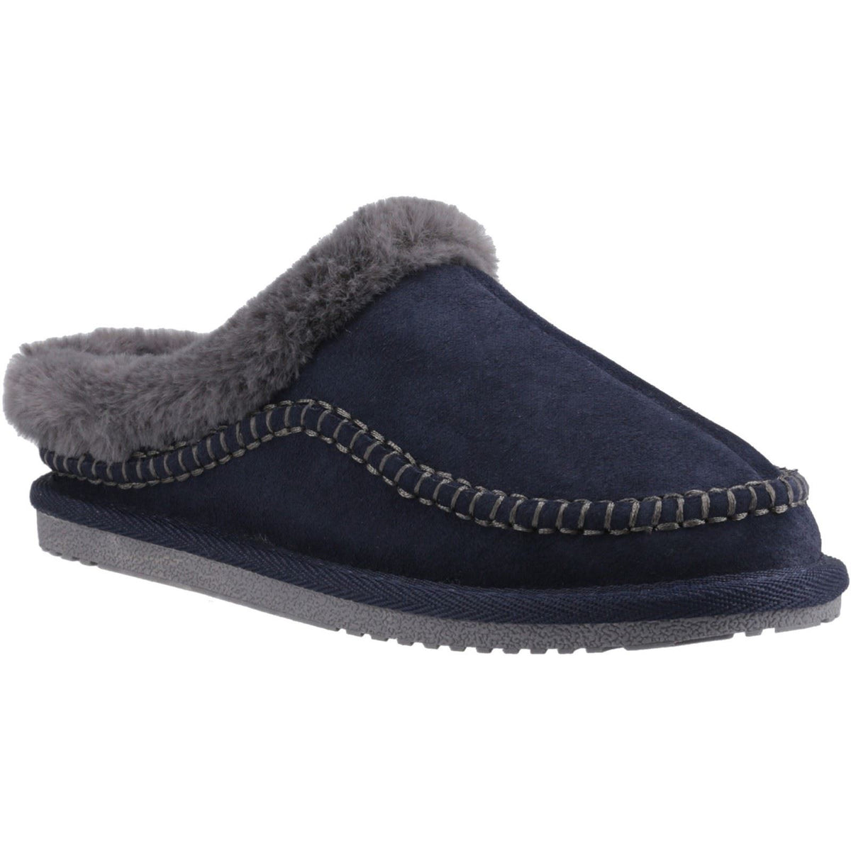 Hush Puppies Anika Suede Women's Navy Slippers