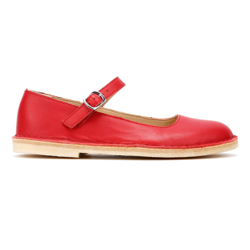Clarks Originals Desert Jane Leather Women's Red Shoes