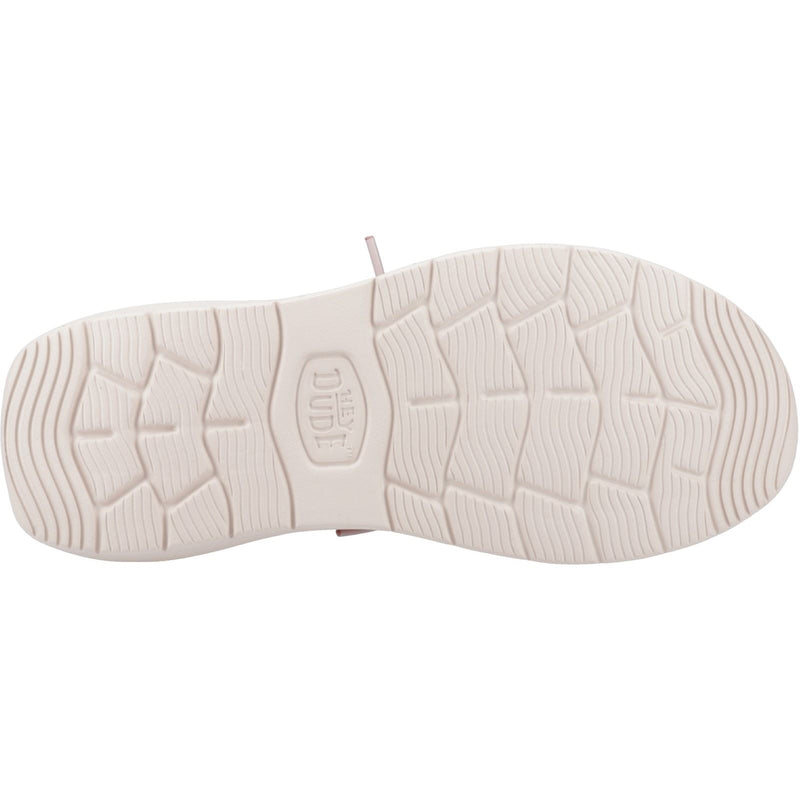 HEYDUDE Wendy COMF Suede Leather Women's Rose Pink/Whisper Pink Moccasins Shoes