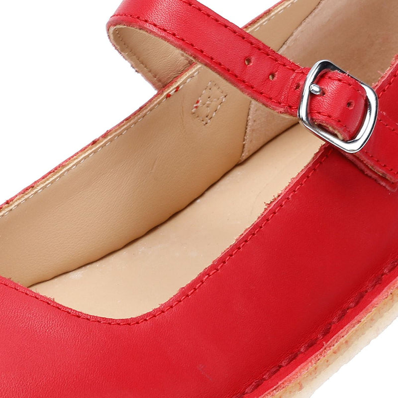 Clarks Originals Desert Jane Leather Women's Red Shoes