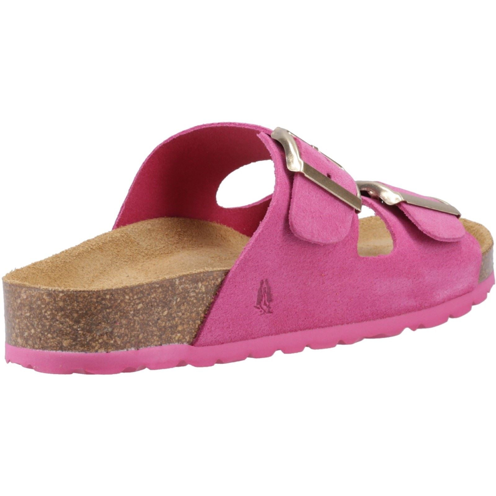 Hush Puppies Brixley Mule Suede Women's Fuchsia Standard Sandals