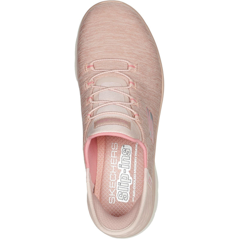 Skechers Summits Dazzling Haze Textile Women's Rose Trainers