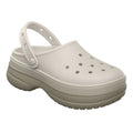 Crocs Classic Stacked Synthetic Chalk Clogs