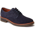 Base London Mawley Leather Men's Navy Oxford Shoes