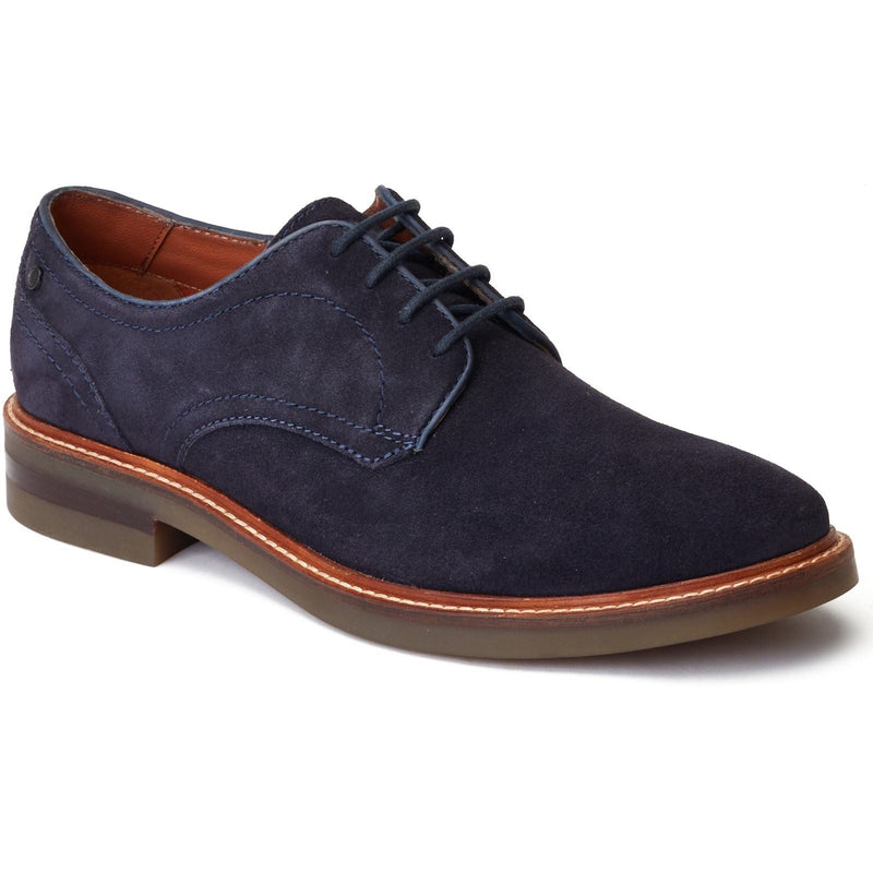 Base London Mawley Leather Men's Navy Oxford Shoes