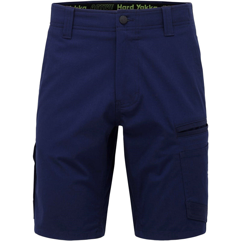 Hard Yakka Raptor Active Cotton Men's Blue Knee-Length Shorts