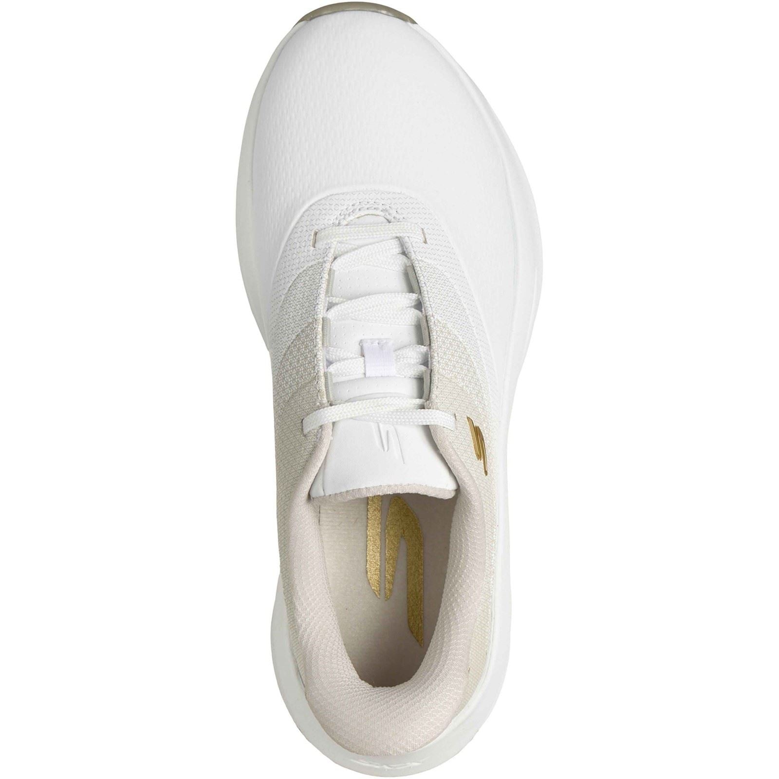Skechers Flow Twist-Fit Polyurethane Women's White/Natural Golf Shoes