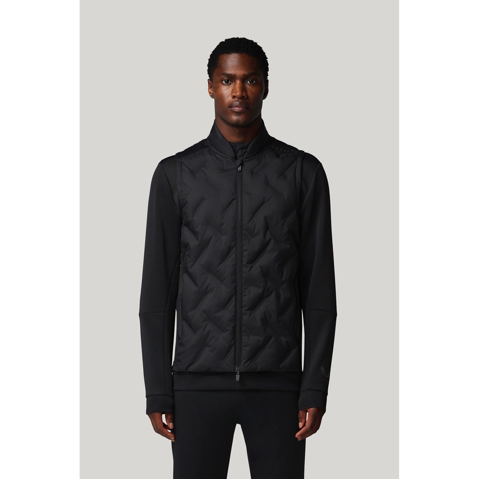 Castore Hybrid Men's Black Gilets
