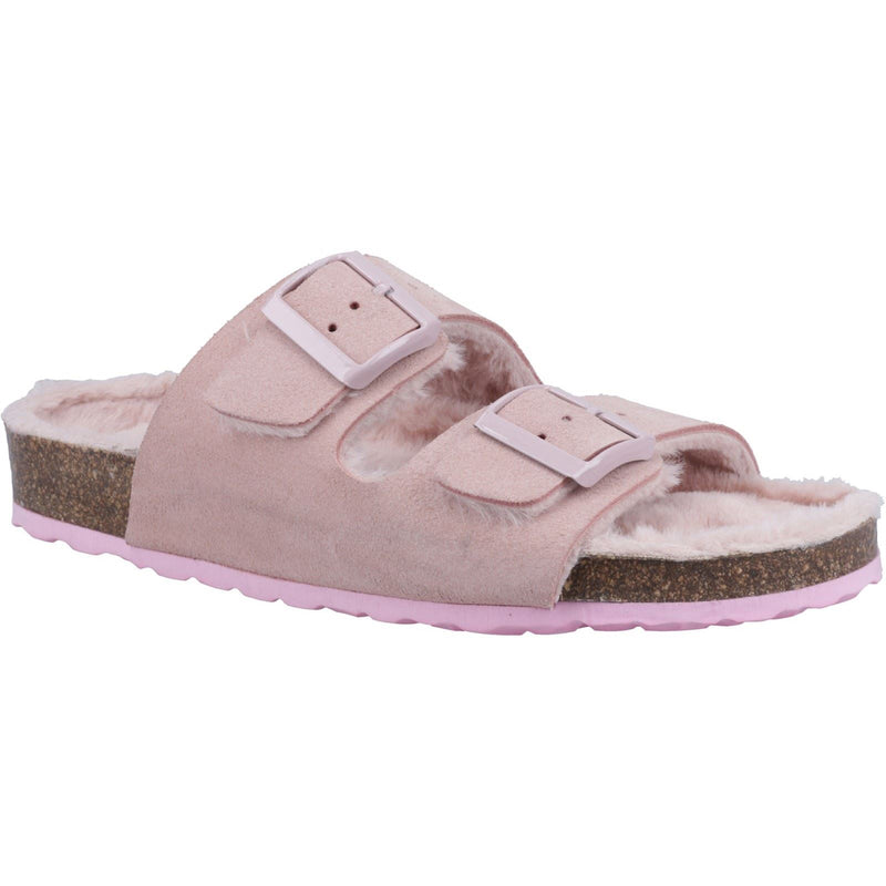 Hush Puppies Jessie Leather Women's Blush Slippers