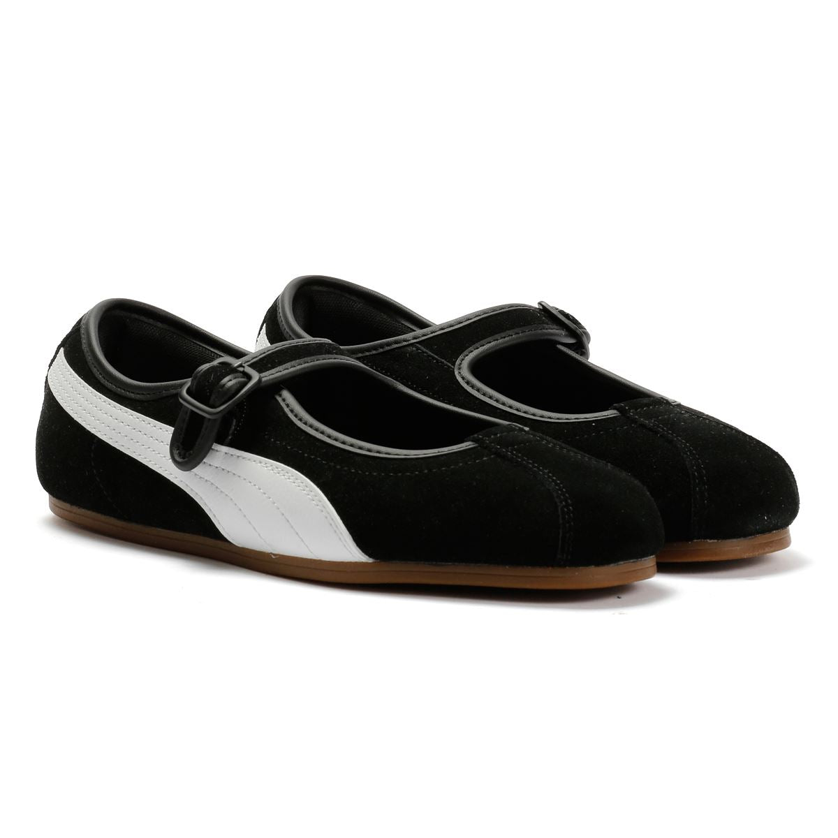 Puma Tacklette Suede Women's Black/White Shoes