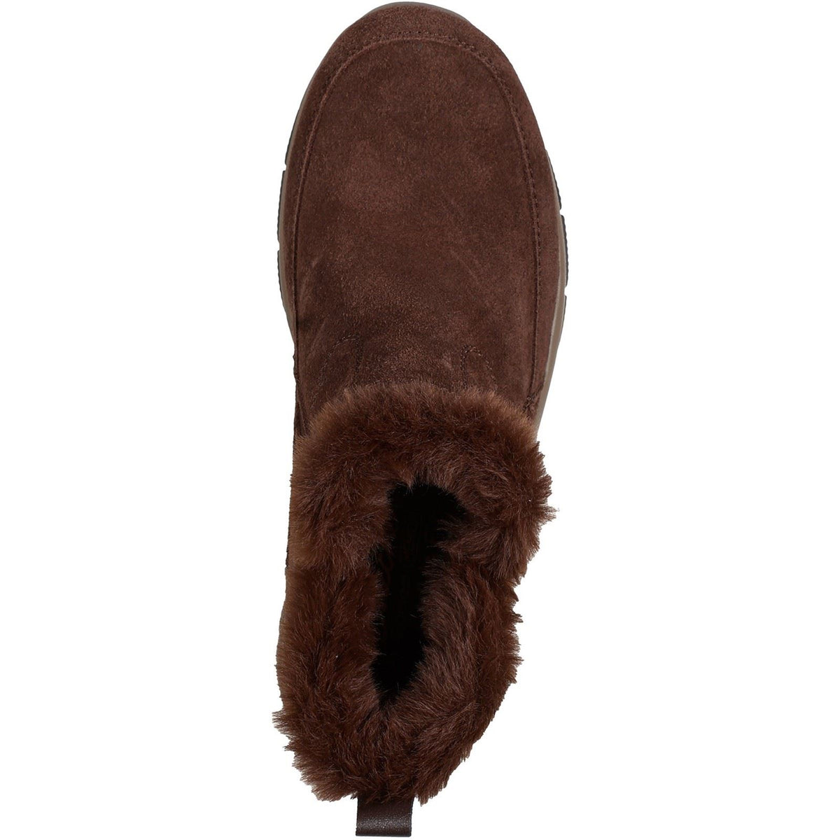Skechers Easy Going Cool Zip! Leather Women's Brown Winter Ankle Boots