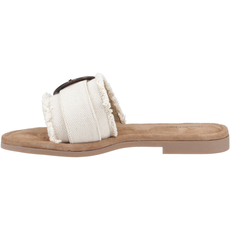 Hush Puppies Hayley Textile Women's Cream Sandals