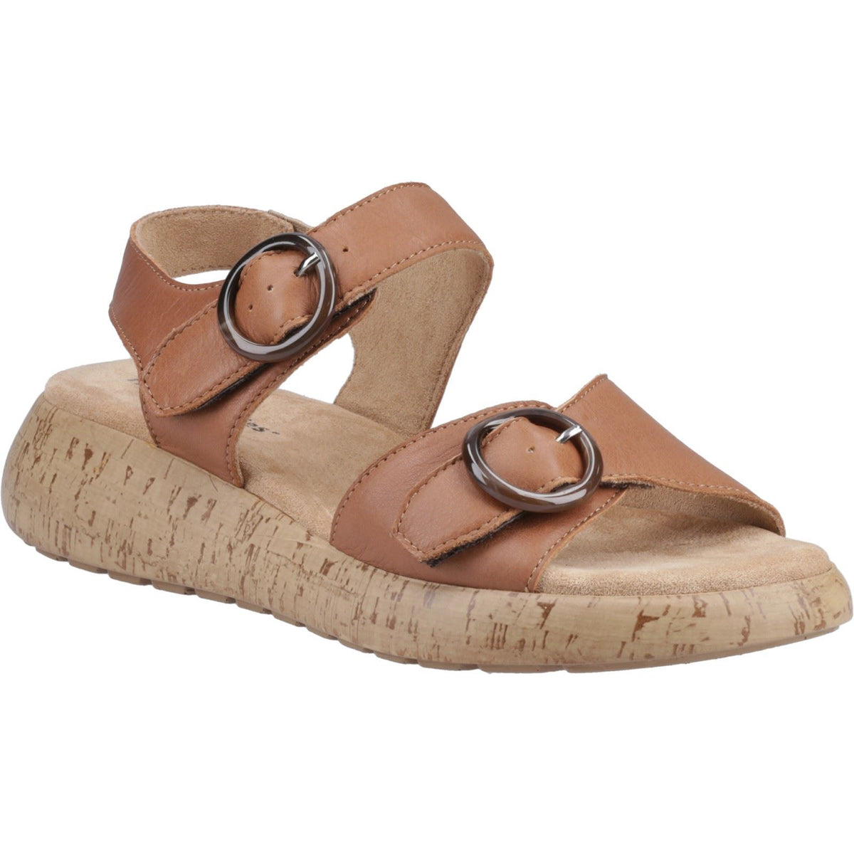 Hush Puppies Alison Leather Women's Tan Sandals