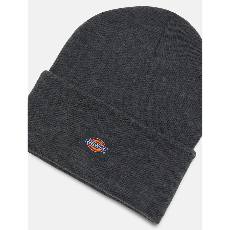 Dickies Acrylic Cuffed Grey Beanie Hat