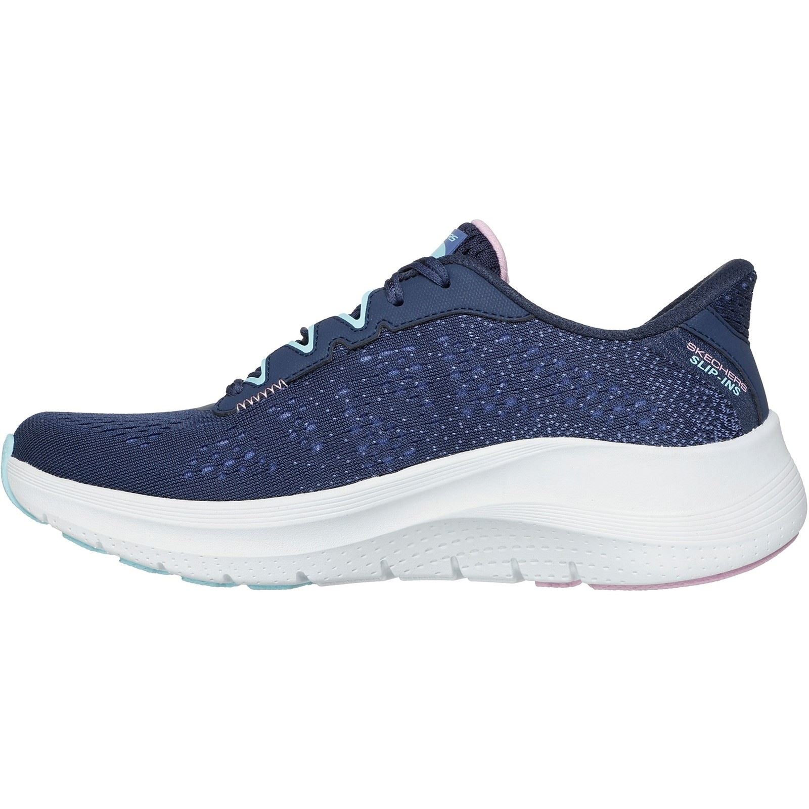 Skechers Arch Fit 2.0 Fresh Pace Textile Women's Navy/Multi Trainers